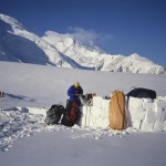 Aljaška-Mount McKinley Tábor na ledovci  |   Alaska-Mount McKinley Camp on the glacier (1994)
