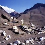 126 - Aconcagua, Horolezecký hřbitov (40x60)