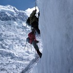 42 - Lezení v ledopádu Tirič Mir (60x40)